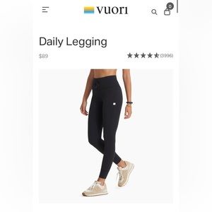 Vuori BNWT Daily Leggings